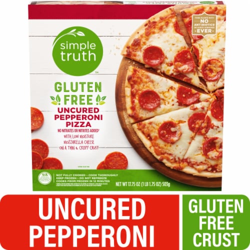 Simple Truth® Uncured Pepperoni Gluten Free Frozen Pizza Perspective: front
