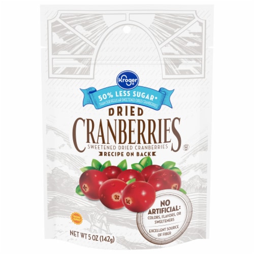 Kroger® Low Sugar Dried Cranberries Perspective: front