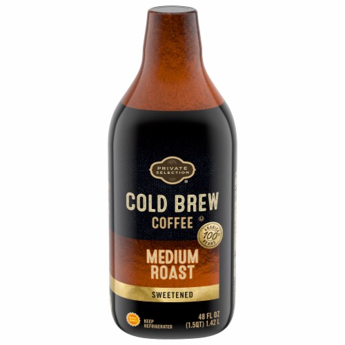 Private Selection® Slightly Sweetened Cold Brew Coffee Perspective: front