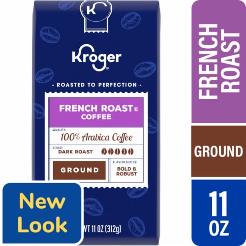 Kroger® French Roast Dark Roast Ground Coffee Perspective: front