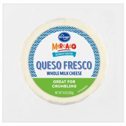 Kroger® Mercado Queso Fresco Whole Milk Cheese Perspective: front