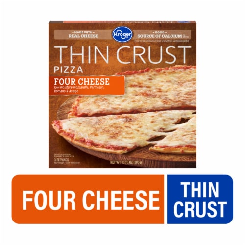 Kroger® Thin Crust Four Cheese Pizza Perspective: front