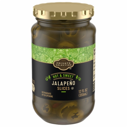 Private Selection® Hot & Sweet Jalapeno Slices Perspective: front