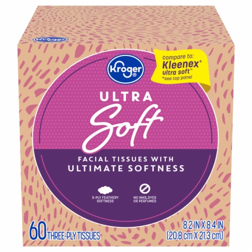 Kroger® Ultra Soft Facial Tissues Perspective: front