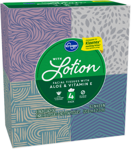 Kroger® Facial Tissues with Lotion Perspective: front