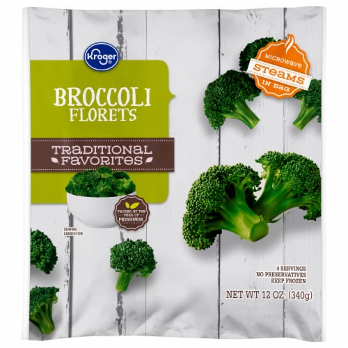 Kroger® Frozen Broccoli Florets Perspective: front