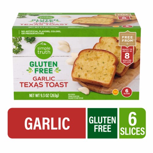 Simple Truth® Gluten Free Garlic Frozen Texas Toast Perspective: front