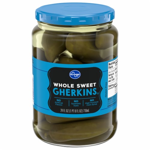 Kroger® Whole Sweet Gherkins Perspective: front