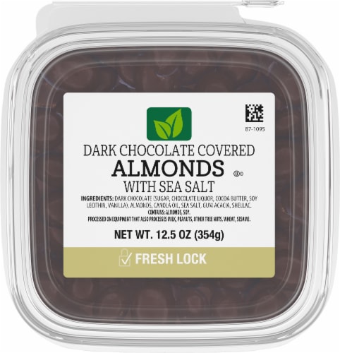 Kroger® Dark Chocolate Covered Almonds Perspective: front
