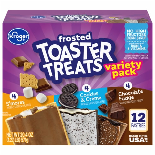 Kroger® Chocolate Toaster Treats Variety Pack Perspective: front