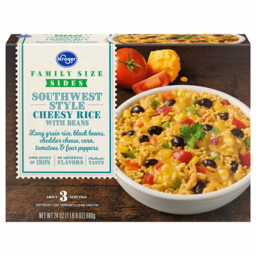 Kroger® Family Size Southwest Style Cheesy Rice with Beans Perspective: front