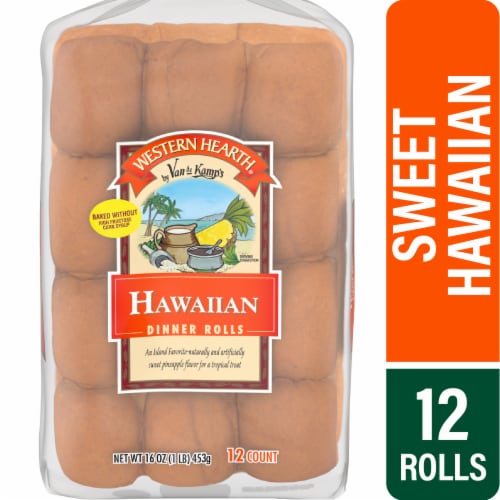 Western Hearth® Hawaiian Dinner Rolls Perspective: front