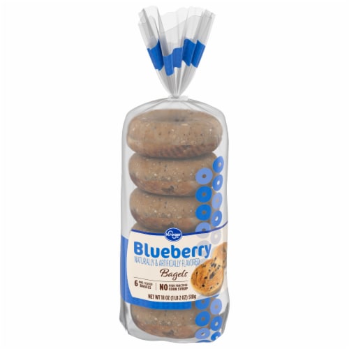 Kroger® Blueberry Bagels Perspective: front