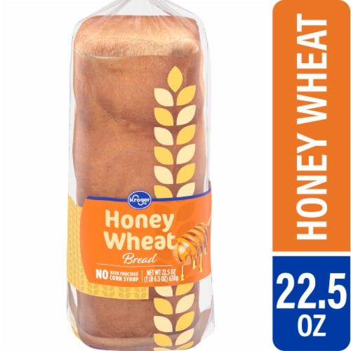 Kroger® Honey Wheat Bread Perspective: front
