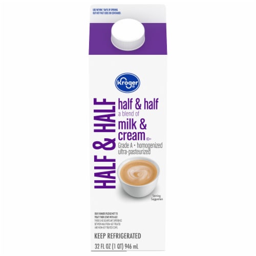 Kroger® Half and Half Half Gallon Perspective: front