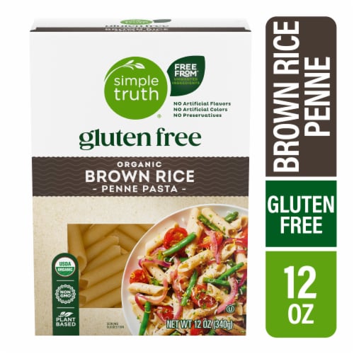 Simple Truth® Gluten Free Brown Rice Penne Pasta Perspective: front