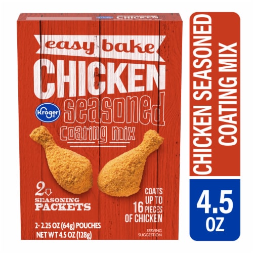 Kroger® Easy Bake Chicken Seasoned Coating Mix Perspective: front