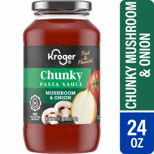 Kroger® Mushroom & Onion Chunky Pasta Sauce Perspective: front