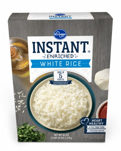 Kroger® Instant Enriched White Rice Perspective: front