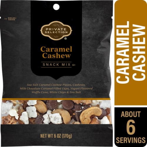 Private Selection® Caramel Cashew Snack Mix Perspective: front