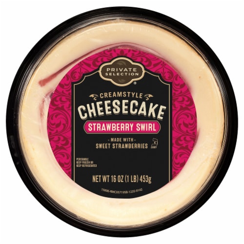 Private Selection® Strawberry Swirl Cheesecake Perspective: front