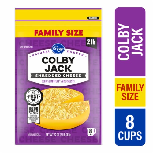 Kroger® Colby Jack Shredded Cheese Perspective: front