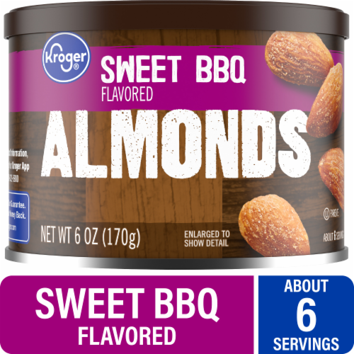 Kroger® Sweet BBQ Almonds Perspective: front