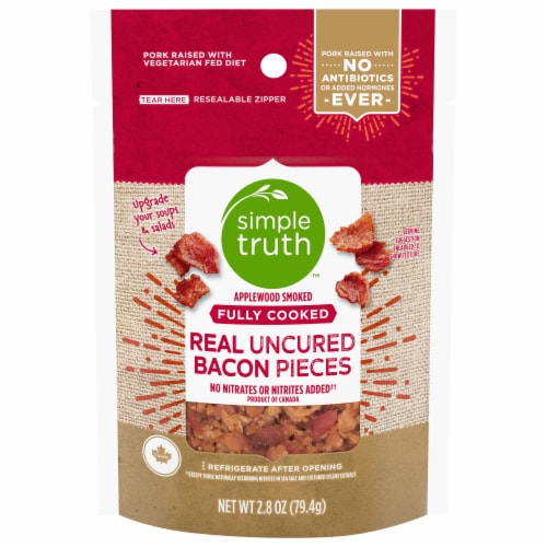 Simple Truth™ Fully Cooked Real Uncured Bacon Pieces Perspective: front
