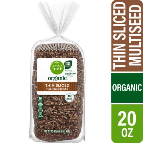 Simple Truth Organic® Thin Sliced Multiseed Bread Perspective: front
