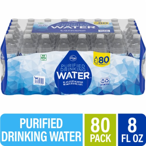 Kroger® Purified Mini Bottled Water Perspective: front