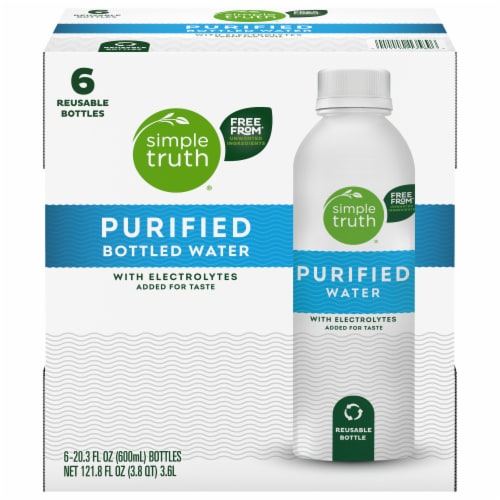 Simple Truth® Organic Purified Reusable Bottled Water Perspective: front