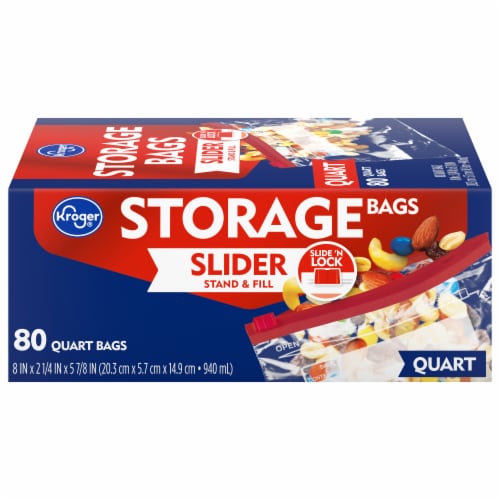 Kroger® Quart Storage Bags Perspective: front