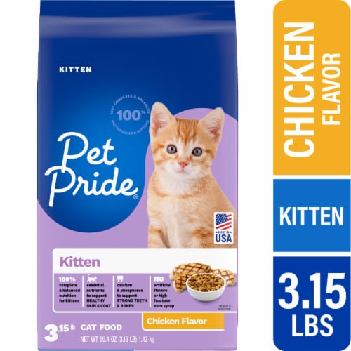 Pet Pride Kitten Dry Cat Food Chicken Flavor 3.15 pounds Ralphs