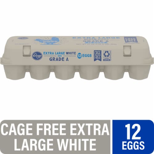 Kroger® Cage Free Grade A Extra Large Eggs Perspective: front