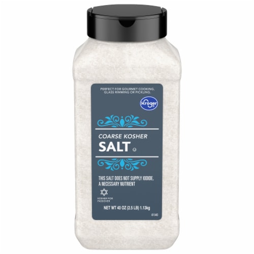 Kroger® Coarse Kosher Salt Perspective: front
