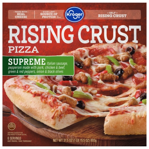 Kroger® Supreme Rising Crust Pizza Perspective: front