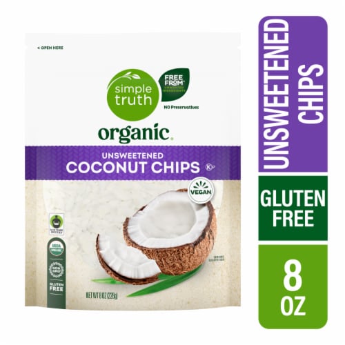 Simple Truth Organic® Unsweetened Coconut Chips Perspective: front