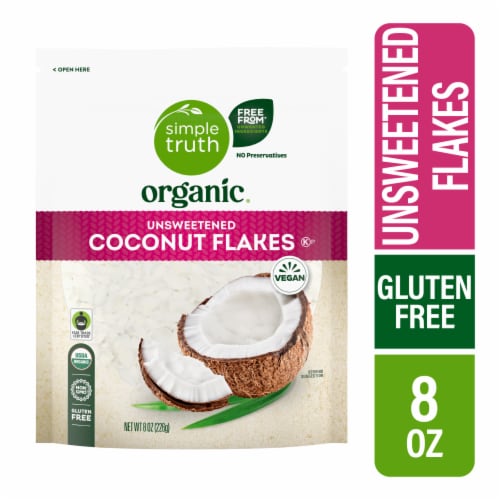 Simple Truth Organic® Unsweetened Coconut Flakes Perspective: front