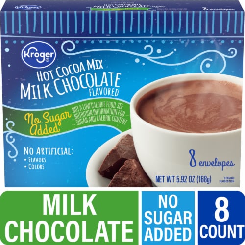 Kroger® No Sugar Addedˆ Hot Cocoa Mix Perspective: front