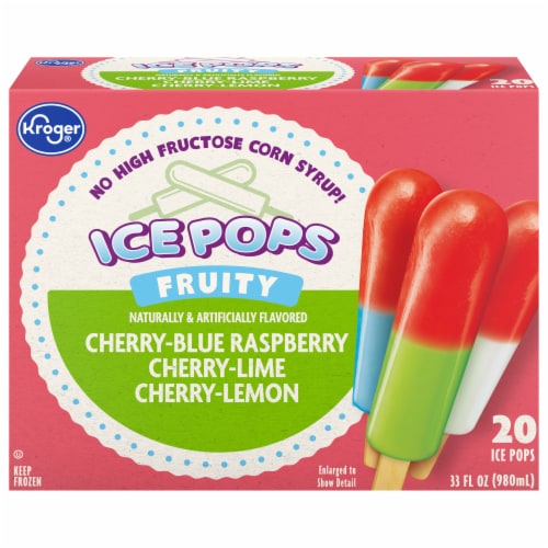 Kroger® Fruity Ice Pops Variety Pack Perspective: front