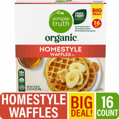 Simple Truth Organic® Homestyle Waffles BIG DEAL! Perspective: front
