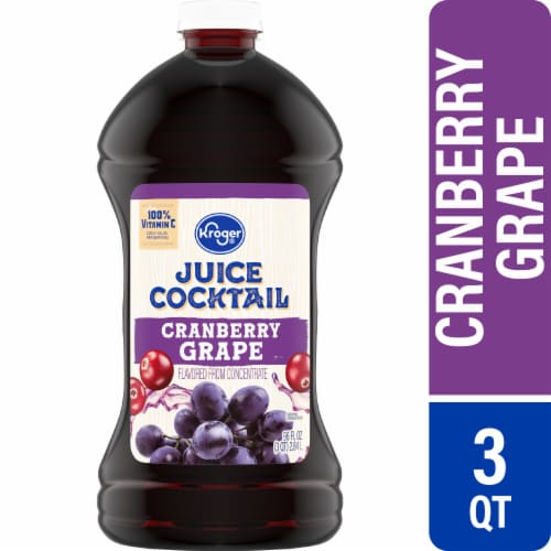 Kroger® Cranberry Grape Juice Cocktail Perspective: front