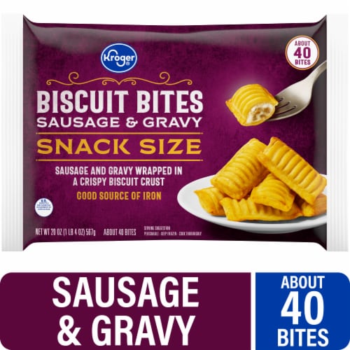 Kroger® Sausage & Gravy Bites Perspective: front