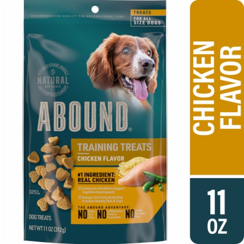 Abound® All Size Dogs Training Treats Chicken Flavored Perspective: front