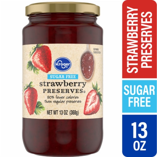 Kroger® Sugar Free Strawberry Preserves Perspective: front