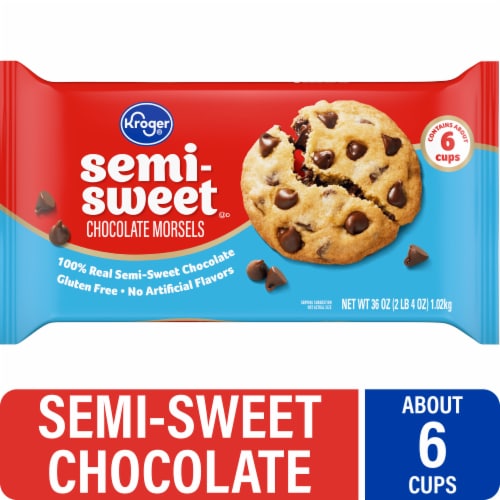 Kroger® Semi Sweet Chocolate Baking Chips Perspective: front