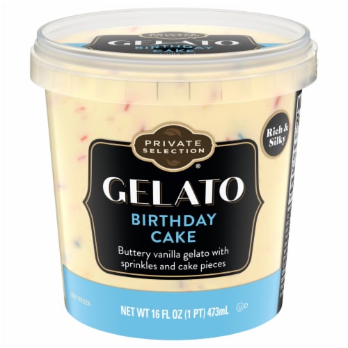 Private Selection® Birthday Cake Gelato Pint Perspective: front
