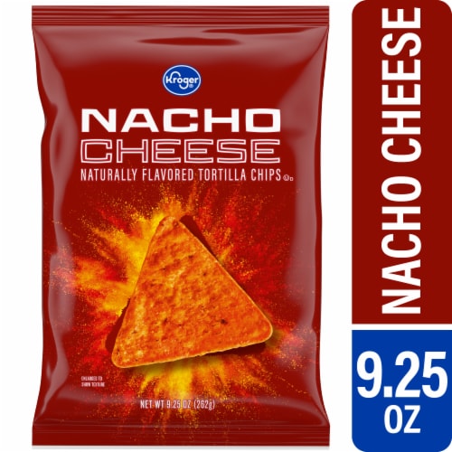 Kroger® Nacho Cheese Tortilla Chips Perspective: front