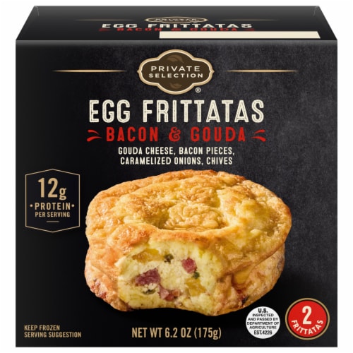 Private Selection® Bacon & Gouda Egg Frittatas Perspective: front