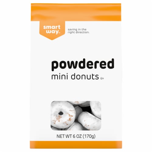 Smart Way™ Powdered Sugar Mini Cake Donuts Perspective: front